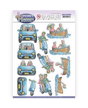 Yvonne Creations 3D Push Out Funky Hobbies A Day Out (SB10511) Yvonne Creations 3D Push Out Funky Hobbies A Day Out (SB10511)