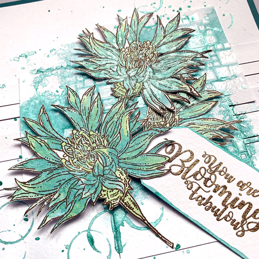 IndigoBlu Colour Me Aster A6 Rubber Stamps (IND0746) IndigoBlu Colour Me Aster A6 Rubber Stamps (IND0746)