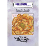 IndigoBlu Colour Me Camellia A6 Rubber Stamps (IND0748)