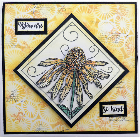 IndigoBlu Colour Me Conehead Daisy A6 Rubber Stamps (IND0749) IndigoBlu Colour Me Conehead Daisy A6 Rubber Stamps (IND0749)