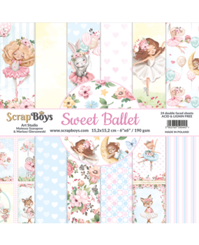 ScrapBoys Sweet Ballet 6x6 Inch Paper Pad (SWBA-09)