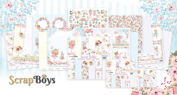 ScrapBoys Sweet Ballet 6x6 Inch Paper Pad (SWBA-09)