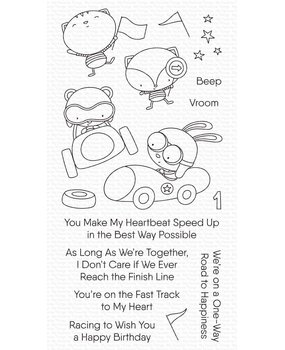 My Favorite Things Fast-Track Friends Clear Stamps (CS-545) My Favorite Things Fast-Track Friends Clear Stamps (CS-545)