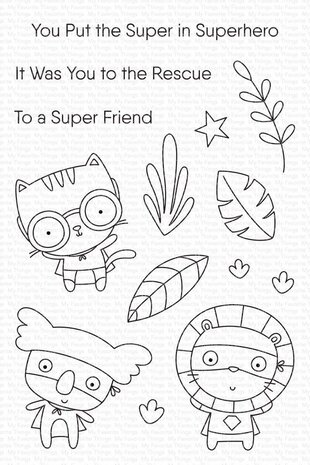 My Favorite Things Super Friend Clear Stamps (CS-546) My Favorite Things Super Friend Clear Stamps (CS-546)
