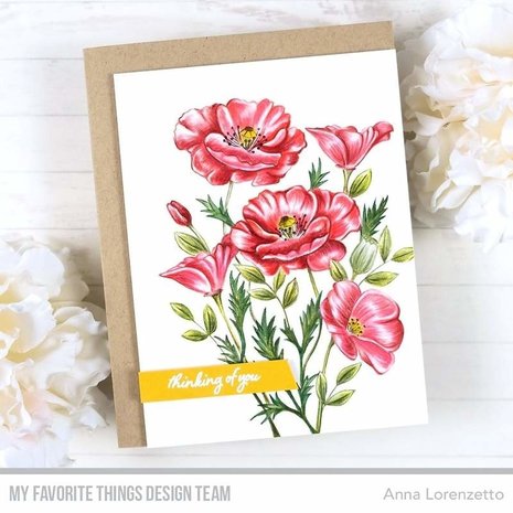 My Favorite Things Wild Poppies Clear Stamps (CS-547)
