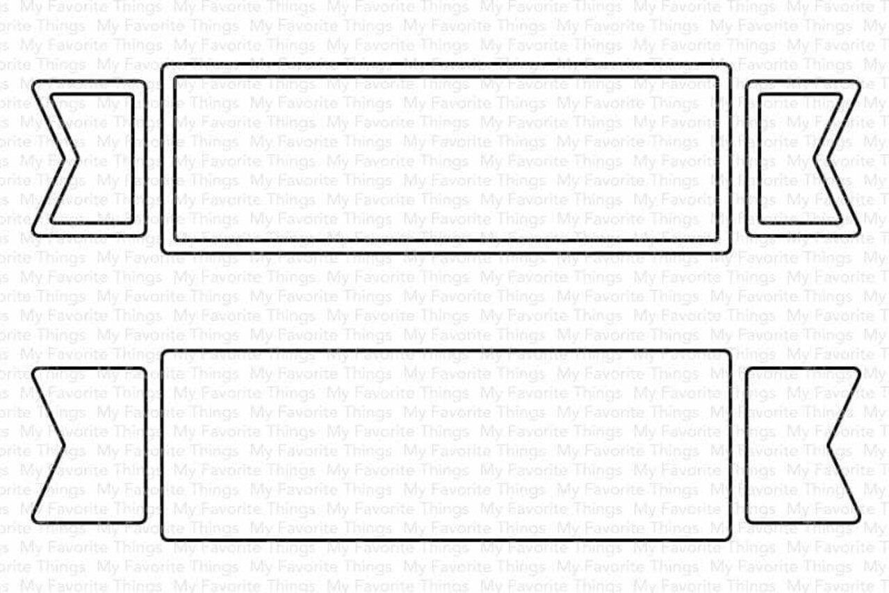 My Favorite Things Die-namics Boxed-in Banners (MFT-1926) My Favorite Things Die-namics Boxed-in Banners (MFT-1926)