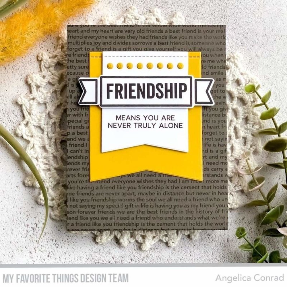 My Favorite Things Die-namics What Friendship Means (MFT-1931) My Favorite Things Die-namics What Friendship Means (MFT-1931)