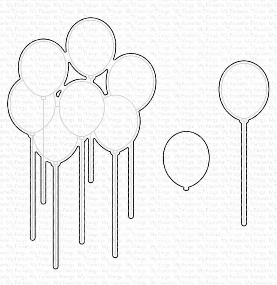 My Favorite Things Die-namics Balloon Bouquet (MFT-1945) My Favorite Things Die-namics Balloon Bouquet (MFT-1945)