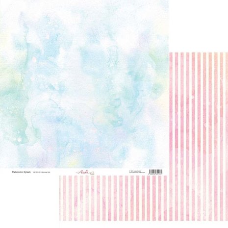 Memory Place Watercolor Splash 12x12 Inch Paper Pack (MP-60166)