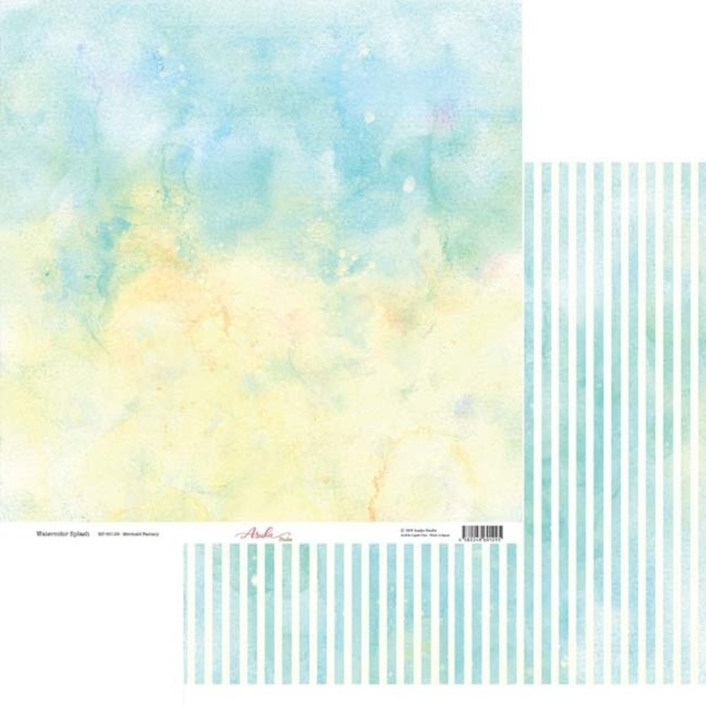Memory Place Watercolor Splash 12x12 Inch Paper Pack (MP-60166)