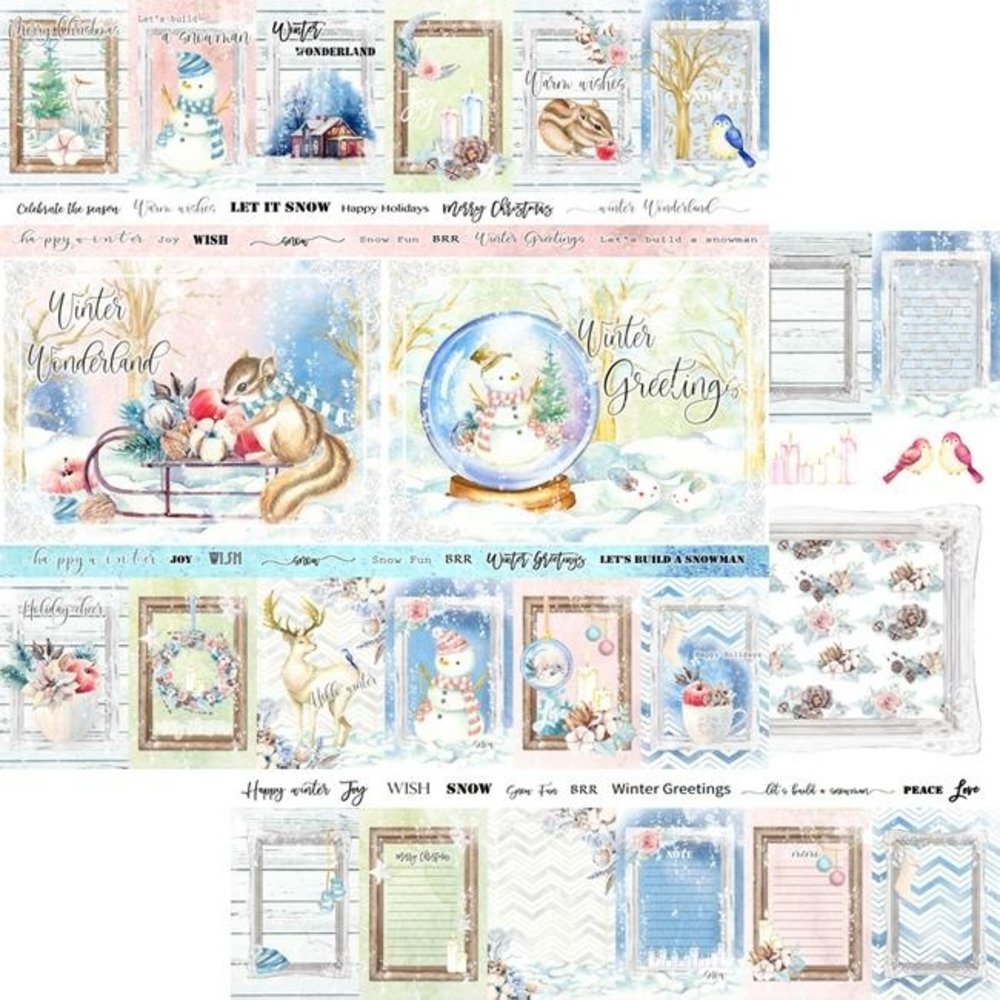 Memory Place Winter Wonderland 12x12 Inch Paper Pack (MP-60334) Memory Place Winter Wonderland 12x12 Inch Paper Pack (MP-60334)