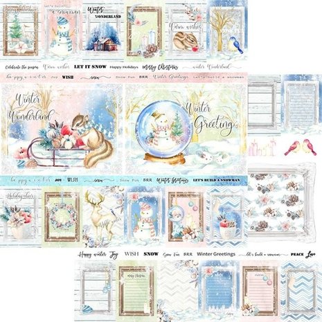 Memory Place Winter Wonderland 12x12 Inch Paper Pack (MP-60334) Memory Place Winter Wonderland 12x12 Inch Paper Pack (MP-60334)