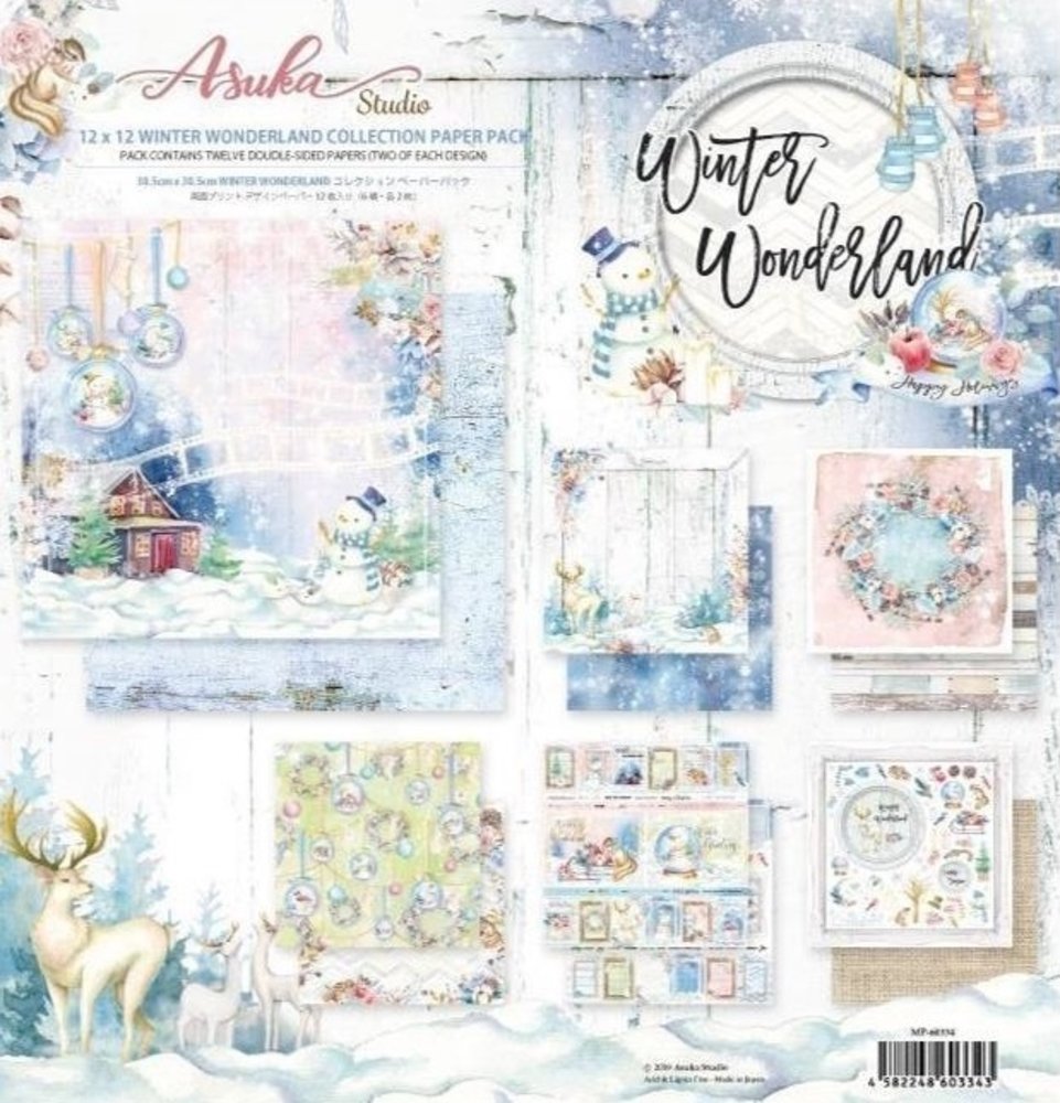 Memory Place Winter Wonderland 12x12 Inch Paper Pack (MP-60334) Memory Place Winter Wonderland 12x12 Inch Paper Pack (MP-60334)