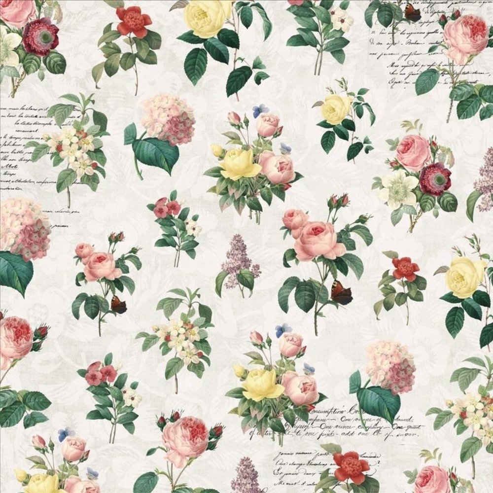 Memory Place Floral Tapestry 12x12 Inch Paper Pack (MP-60375) Memory Place Floral Tapestry 12x12 Inch Paper Pack (MP-60375)
