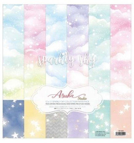 Memory Place Sparkly Sky 12x12 Inch Paper Pack (MP-60451) Memory Place Sparkly Sky 12x12 Inch Paper Pack (MP-60451)