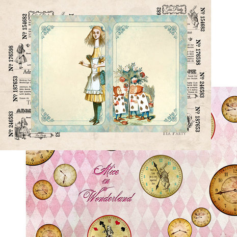 Memory Place Alice's Tea Party A4 Paper Pack (MP-60316) Memory Place Alice's Tea Party A4 Paper Pack (MP-60316)