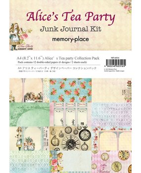 Memory Place Alice's Tea Party A4 Paper Pack (MP-60316) Memory Place Alice's Tea Party A4 Paper Pack (MP-60316)