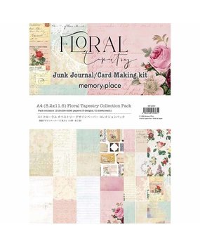 Memory Place Floral Tapestry A4 Paper Pack (MP-60383)