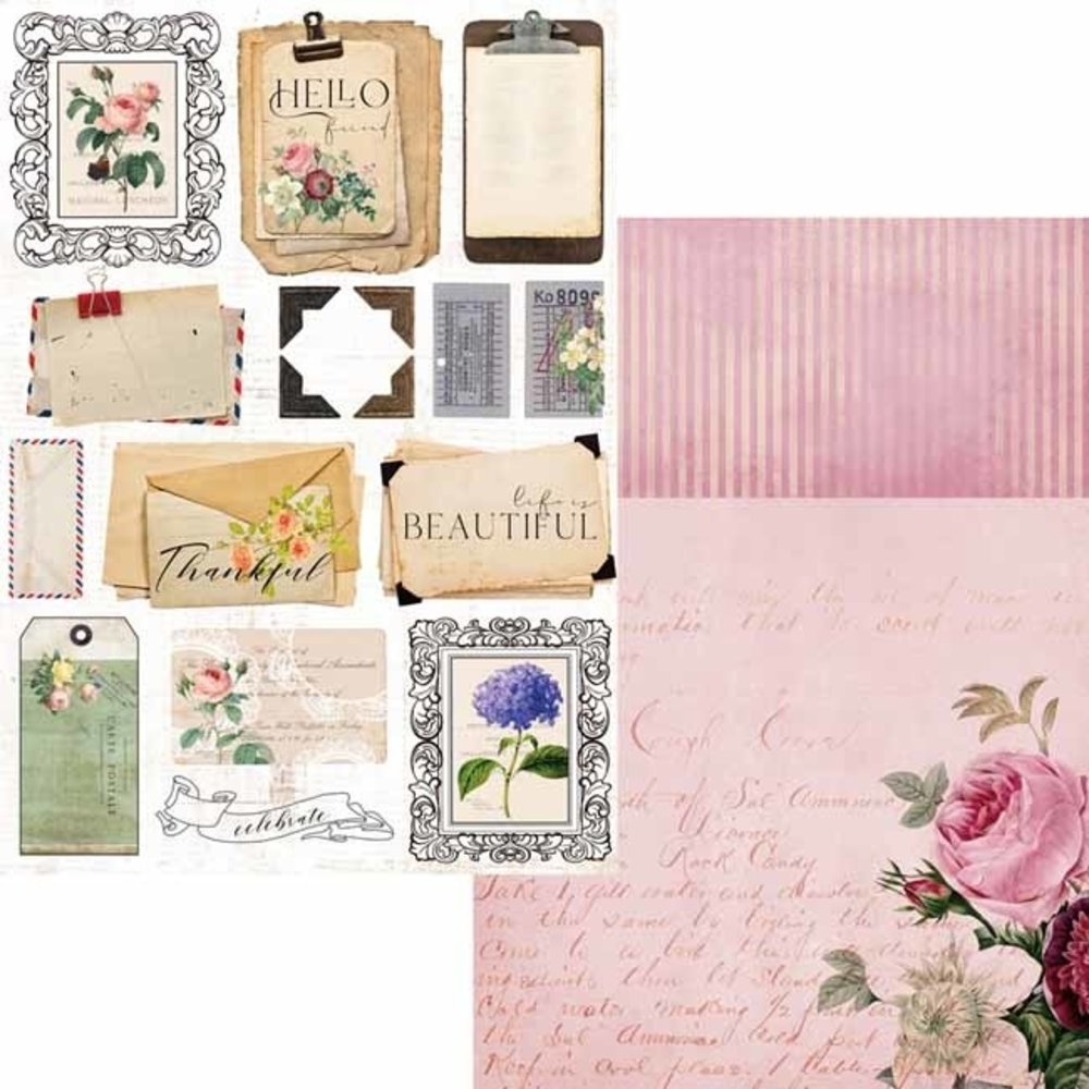 Memory Place Floral Tapestry A4 Paper Pack (MP-60383) Memory Place Floral Tapestry A4 Paper Pack (MP-60383)