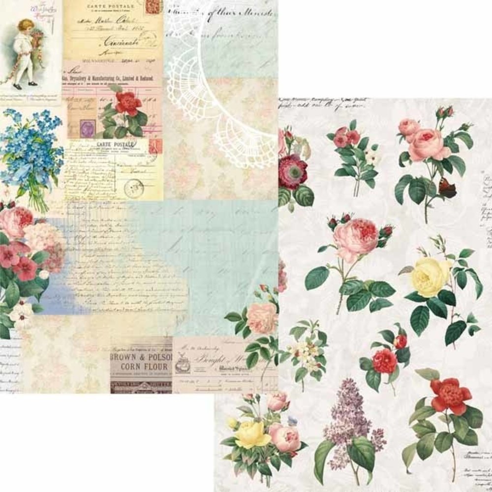 Memory Place Floral Tapestry A4 Paper Pack (MP-60383) Memory Place Floral Tapestry A4 Paper Pack (MP-60383)