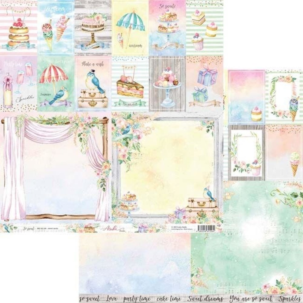 Memory Place So Sweet 6x6 Inch Paper Pack (MP-60139) Memory Place So Sweet 6x6 Inch Paper Pack (MP-60139)