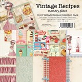Memory Place Vintage Recipes 6x6 Inch Paper Pack (MP-60283)