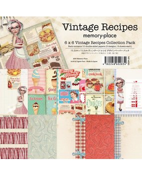 Memory Place Vintage Recipes 6x6 Inch Paper Pack (MP-60283)