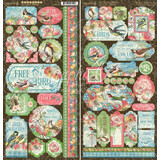 Graphic 45 Bird Watcher Stickers (4502214)