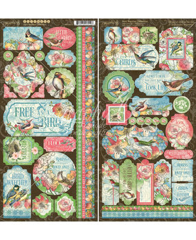 Graphic 45 Bird Watcher Stickers (4502214) Graphic 45 Bird Watcher Stickers (4502214)