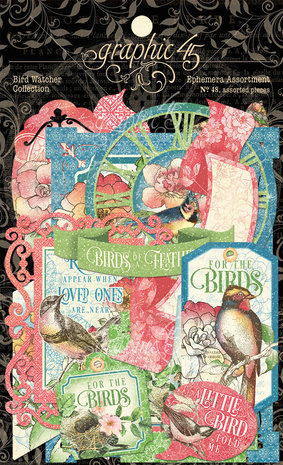 Graphic 45 Bird Watcher Die-Cut Assortment (4502216) Graphic 45 Bird Watcher Die-Cut Assortment (4502216)