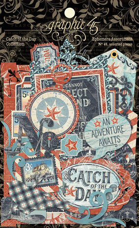 Graphic 45 Catch of the Day Die-Cut Assortment (4502181) Graphic 45 Catch of the Day Die-Cut Assortment (4502181)