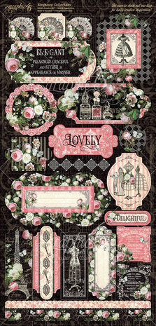 Graphic 45 Elegance Stickers (4502198)