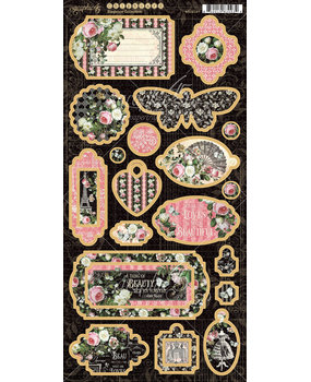 Graphic 45 Elegance Chipboard (4502197) Graphic 45 Elegance Chipboard (4502197)