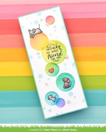 Lawn Fawn Big Bubble 6x6 Inch Stencil (LF2535) Lawn Fawn Big Bubble 6x6 Inch Stencil (LF2535)