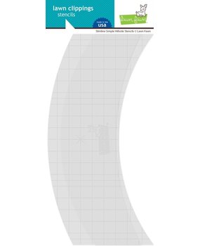 Lawn Fawn Simple Hillside Slimline Stencils (LF2537) Lawn Fawn Simple Hillside Slimline Stencils (LF2537)