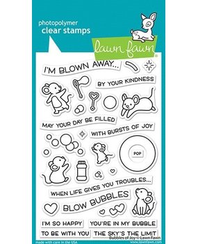 Lawn Fawn Bubbles of Joy Clear Stamps (LF2500) Lawn Fawn Bubbles of Joy Clear Stamps (LF2500)