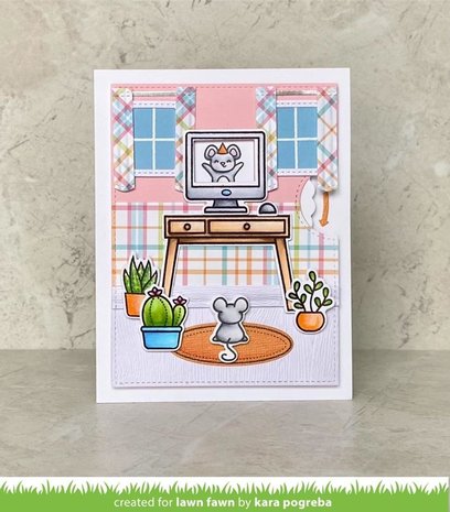 Lawn Fawn Virtual Friends Clear Stamps (LF2504)
