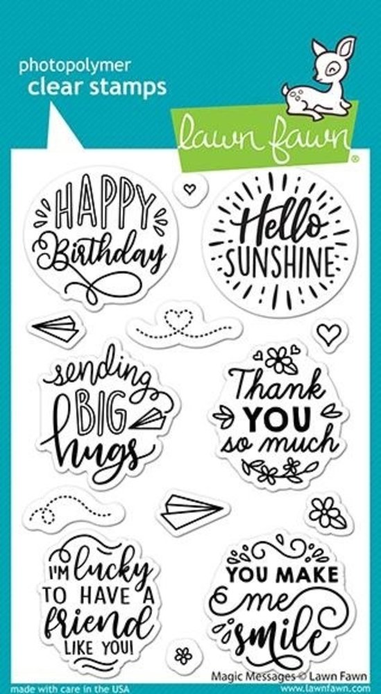 Lawn Fawn Magic Messages Clear Stamps (LF2508)