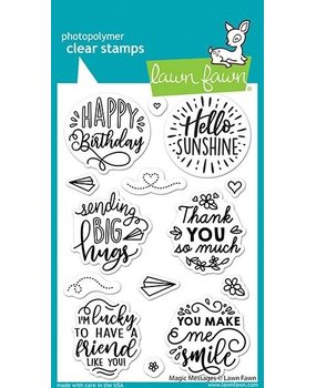 Lawn Fawn Magic Messages Clear Stamps (LF2508)