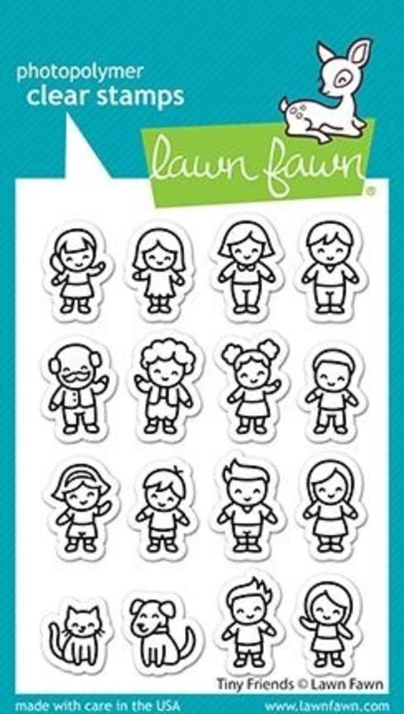 Lawn Fawn Tiny Friends Clear Stamps (LF2506) Lawn Fawn Tiny Friends Clear Stamps (LF2506)