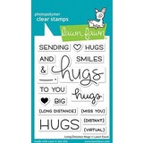 Lawn Fawn Long Distance Hugs Clear Stamps (LF2510)