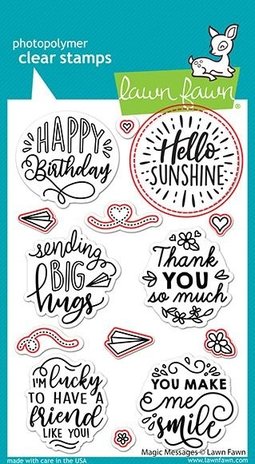 Lawn Fawn Magic Messages Dies (LF2509) Lawn Fawn Magic Messages Dies (LF2509)