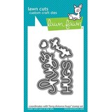 Lawn Fawn Long Distance Hugs Dies (LF2511)