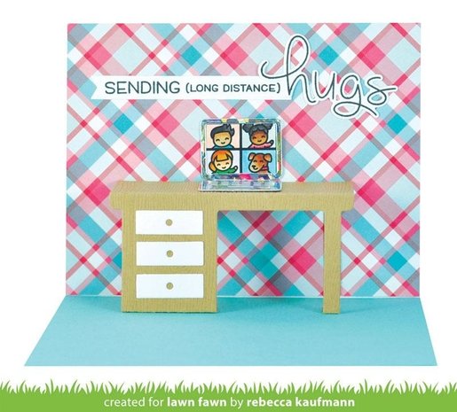 Lawn Fawn Pop-Up Desk Dies (LF2519)