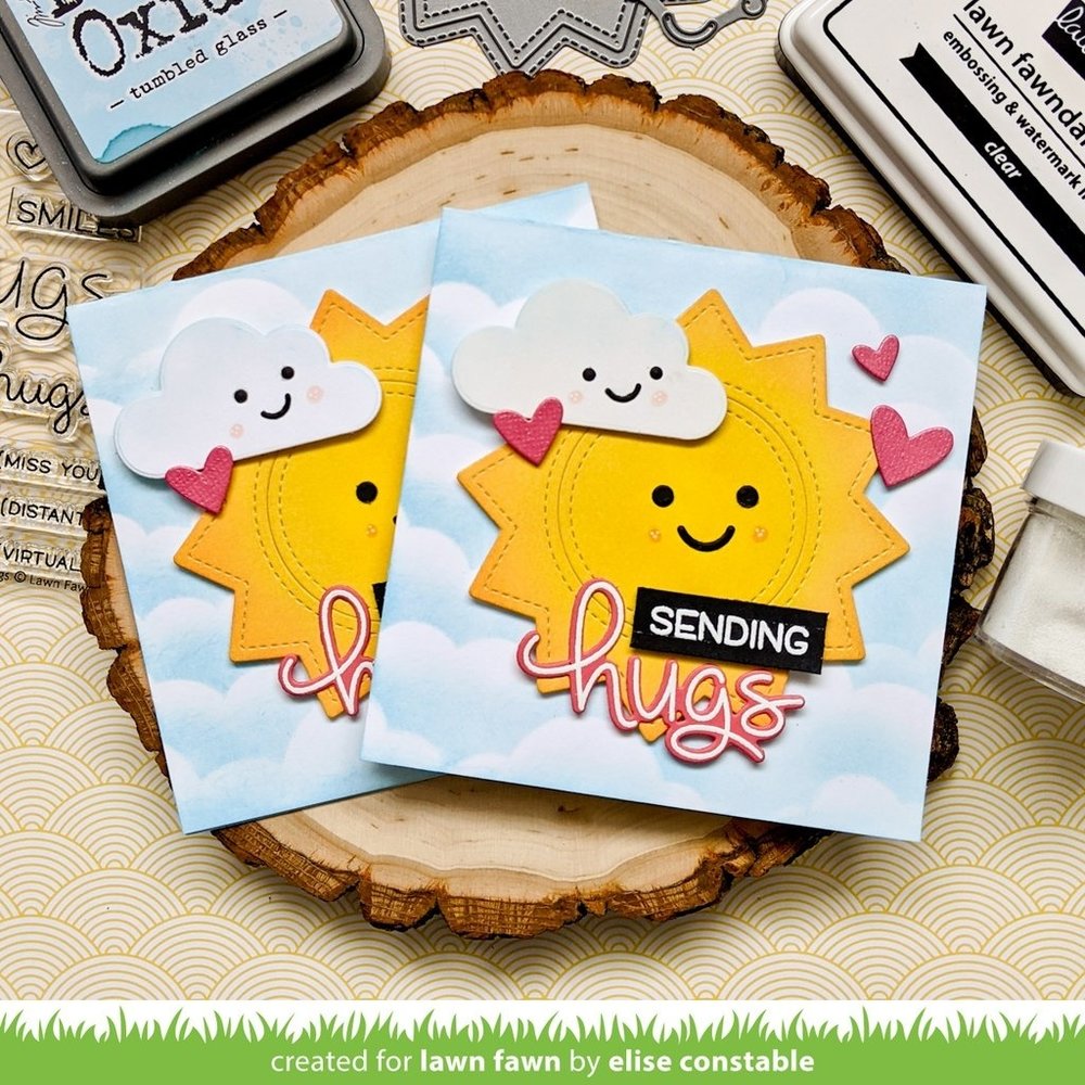 Lawn Fawn Stitched Sun Frame Dies (LF2530) Lawn Fawn Stitched Sun Frame Dies (LF2530)