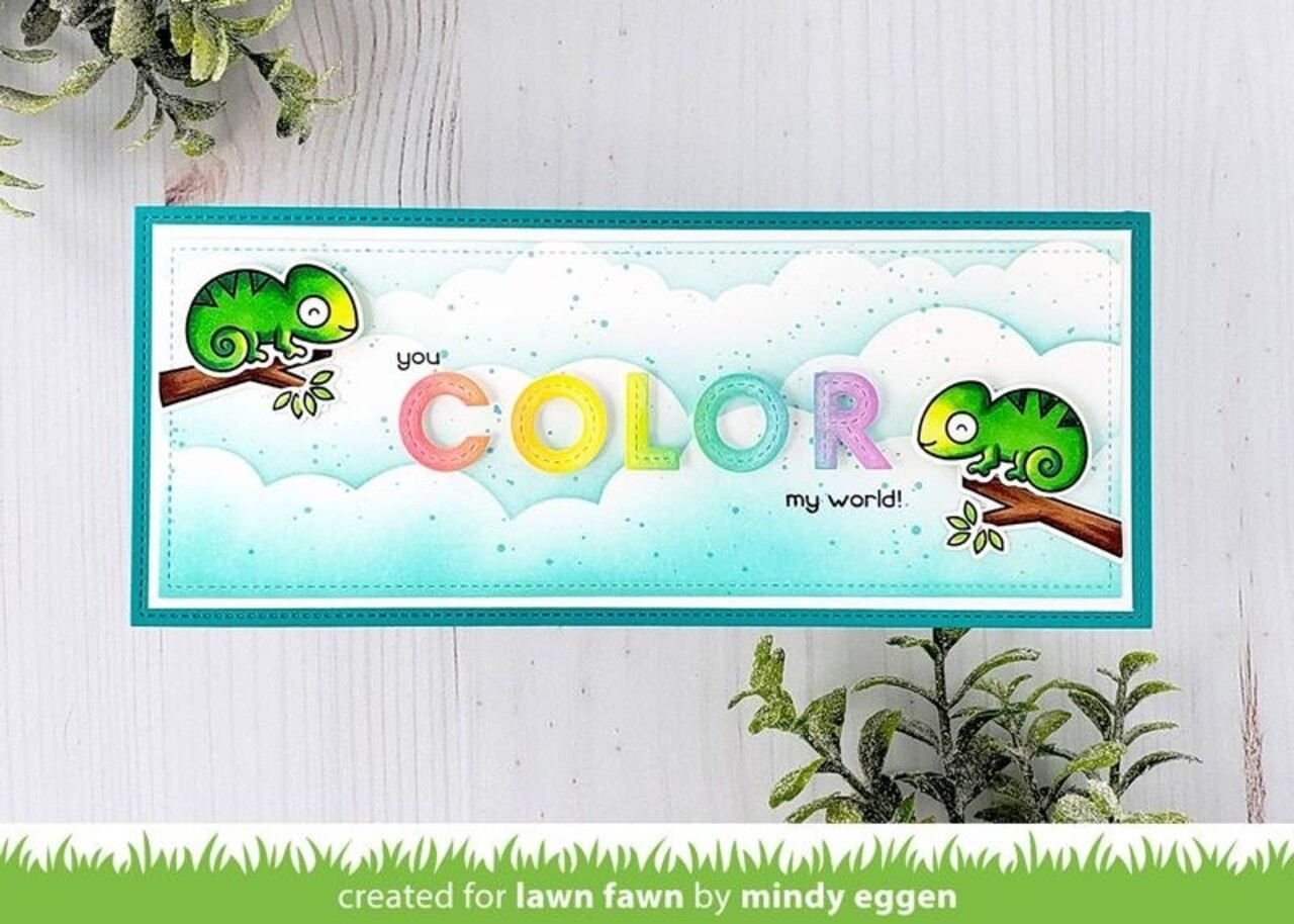 Lawn Fawn One in a Chameleon Flip-Flop Clear Stamps (LF2512) Lawn Fawn One in a Chameleon Flip-Flop Clear Stamps (LF2512)