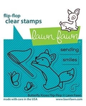 Lawn Fawn Butterfly Kisses Flip-Flop Clear Stamps (LF2516) Lawn Fawn Butterfly Kisses Flip-Flop Clear Stamps (LF2516)