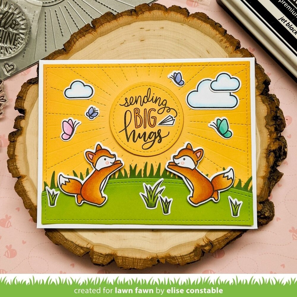 Lawn Fawn Butterfly Kisses Flip-Flop Clear Stamps (LF2516) Lawn Fawn Butterfly Kisses Flip-Flop Clear Stamps (LF2516)