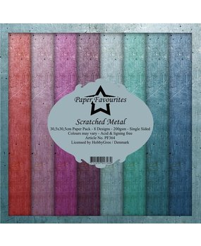 Paper Favourites Scratched Metal 12x12 Inch Paper Pack (PF364) Paper Favourites Scratched Metal 12x12 Inch Paper Pack (PF364)