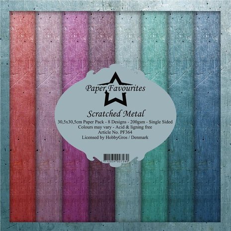 Paper Favourites Scratched Metal 12x12 Inch Paper Pack (PF364) Paper Favourites Scratched Metal 12x12 Inch Paper Pack (PF364)